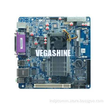 Onboard Atom D525 2 COM , 8 USB MINI ITX Industrial Motherb